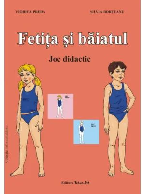 Fetita si baiatul, joc didactic. Mapa educativa - Viorica Preda