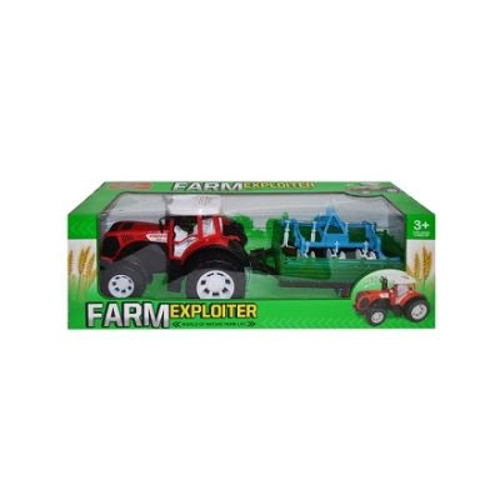 Tractor cu remorca si utilaj, 51 cm