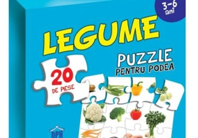 Legume. Puzzle pentru podea. 3-6 ani