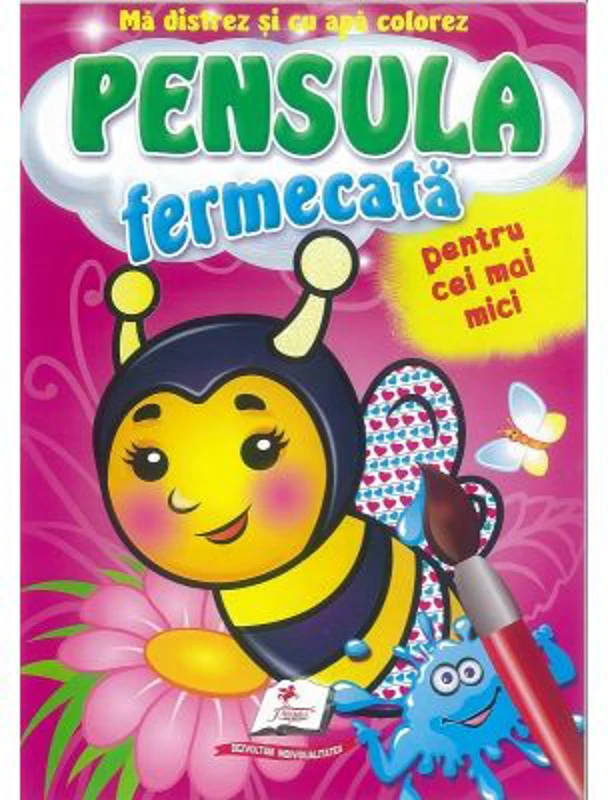Albinuta-Pensula fermecata pentru cei mici-Ma distrez si colorez cu apa