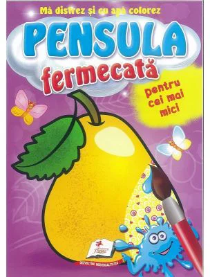 Para-Pensula fermecata pentru cei mici-Ma distrez si colorez cu apa