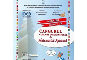 Matematica distractiva, clasele 5-12 (2019). Proiectul International de Matematica Aplicata Cangurul