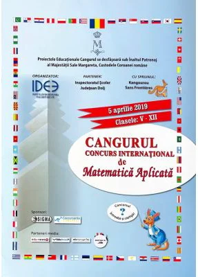 Matematica distractiva, clasele 5-12 (2019). Proiectul International de Matematica Aplicata Cangurul