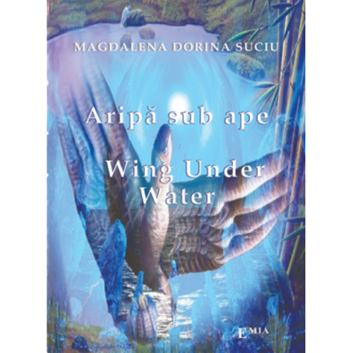 Aripa sub ape. Wing under water