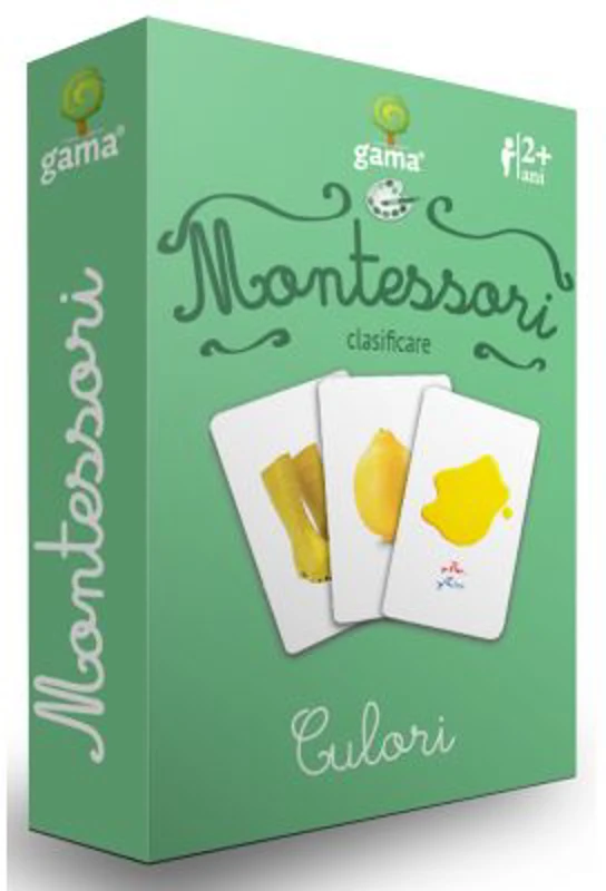 Culori. Carti de joc Montessori clasificare