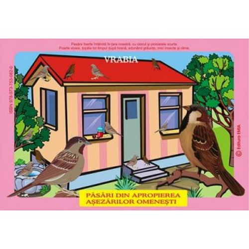 Pasari din fauna Romaniei care traiesc in apropierea asezarilor