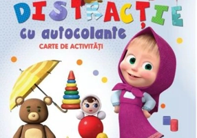 Masha si Ursul. Distractie cu autocolante. Carte de activitati
