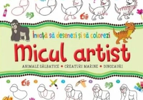 Micul artist. Invata sa desenezi si sa colorezi (verde)