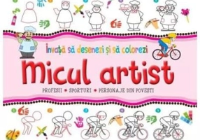Micul artist. Invata sa desenezi si sa colorezi (roz)