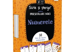 Numerele. Prescolari mici. Scrie si sterge!