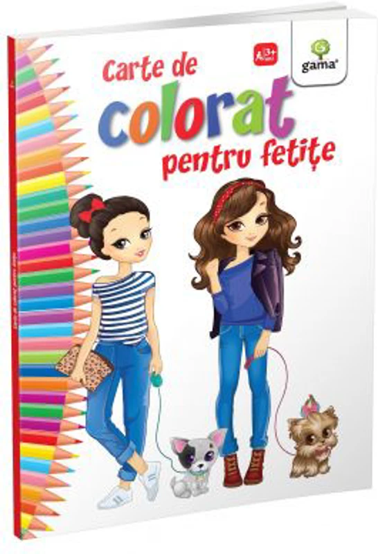 Carte de colorat pentru fetite