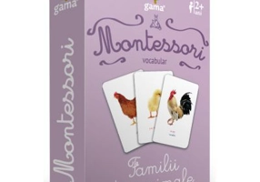 Carti de joc Montessori. Vocabular. Familii de animale