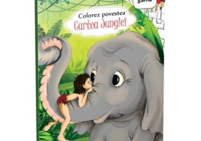 Cartea Junglei. Colorez povestea