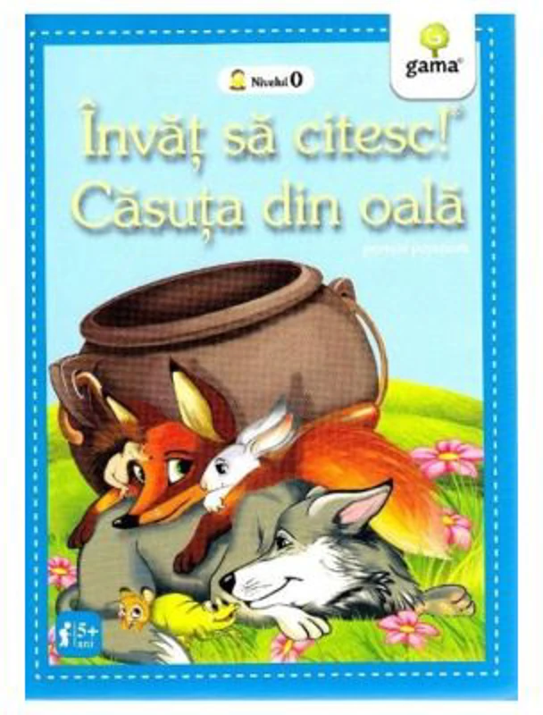 Invat sa citesc! Nivelul 0. Casuta din oala. Poveste populara