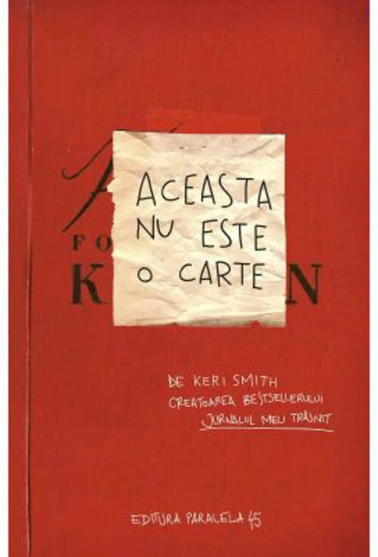 Aceasta nu este o carte - Keri Smith