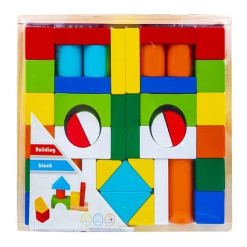 Forme geometrice, din lemn, color