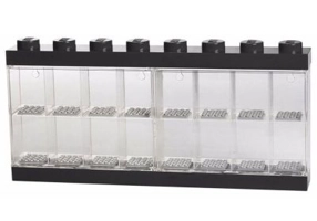 Cutie neagra pentru 16 minifigurine LEGO