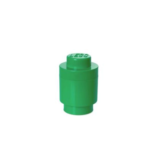 Cutie depozitare rotunda LEGO 1 verde inchis 40301734