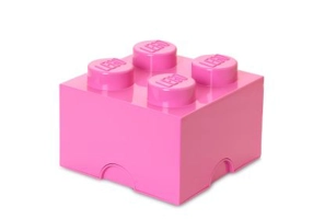 Cutie depozitare LEGO 4 roz