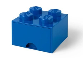 Cutie depozitare LEGO 2x2 cu sertar albastru 40051731