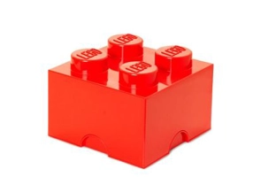 Cutie depozitare LEGO 2x2 rosu 40031730