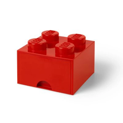 Cutie depozitare LEGO 2x2 cu sertar rosu 40051730