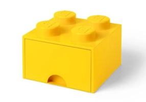 Cutie depozitare LEGO 2x2 cu sertar galben 40051732