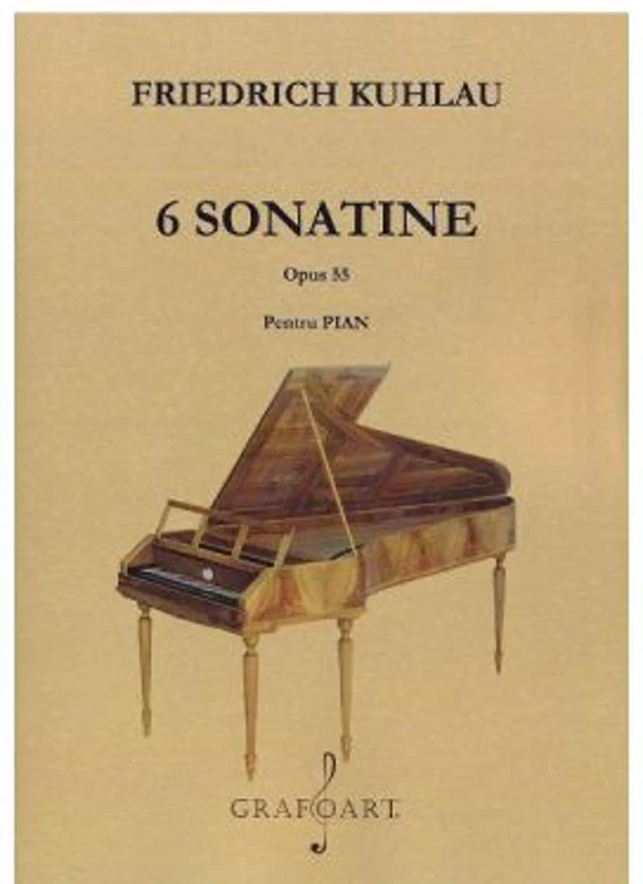 6 sonatine. Opus 55 pentru pian - Friedrich Kuhlau