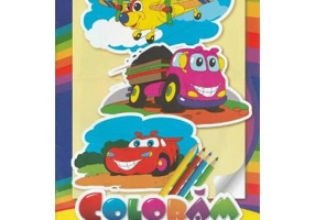 Coloram Mijloace de transport. Privim si coloram