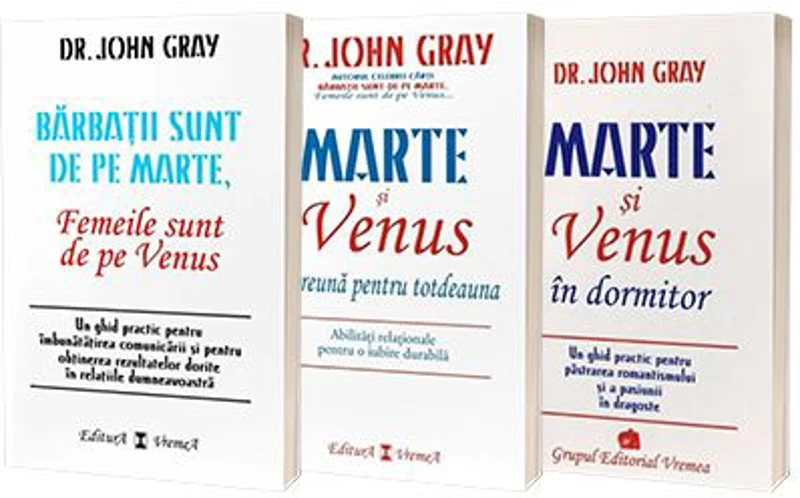 Pachet 3 carti Marte si Venus