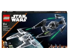 LEGO Star Wars. Fang Fighter mandalorian vs TIE Interceptor 75348, 957 piese