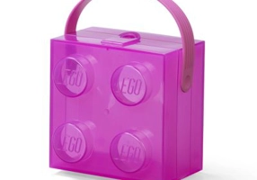 Cutie LEGO 2x2, violet transparent 40240009