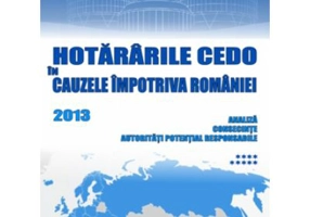 Hotararile CEDO in cauzele impotriva Romaniei 2013. Analiza, consecinte, autoritati potential responsabile. Volumul 9 - Dragos Calin