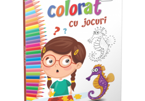 Carte de colorat cu jocuri