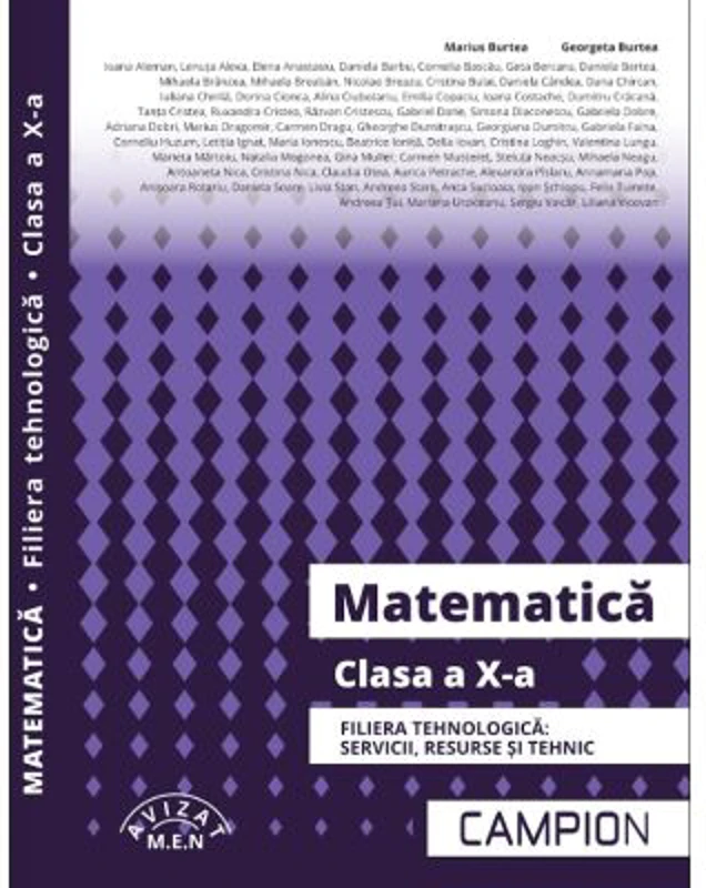 Matematica. Filiera tehnologica, clasa a 10-a - Marius Burtea