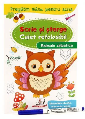 Animale salbatice - Scrie si sterge