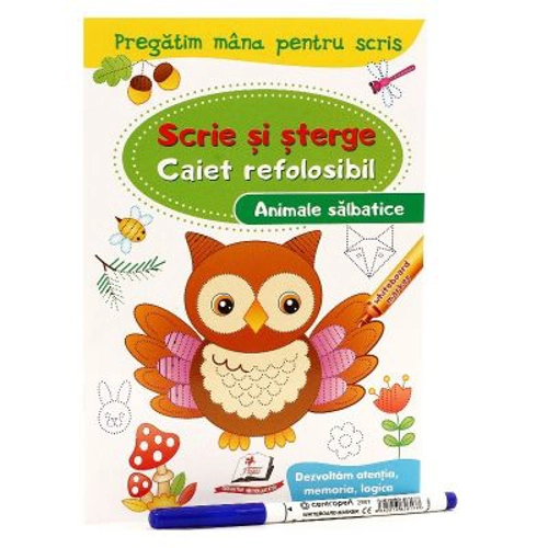Animale salbatice - Scrie si sterge