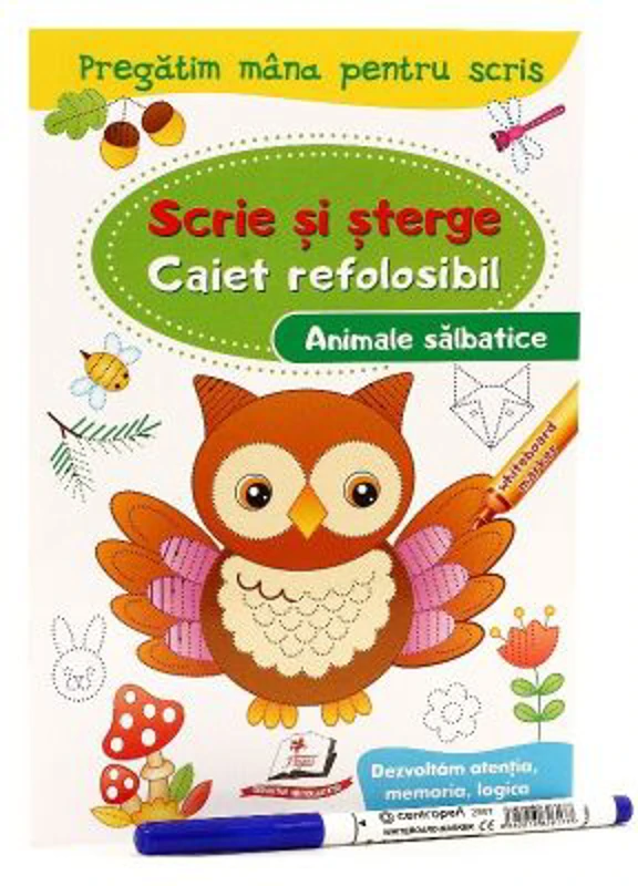 Animale salbatice - Scrie si sterge