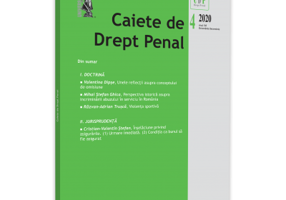 Caiete de drept penal nr. 4/2020
