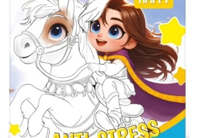 Anti-stress. Coloring book. Happy