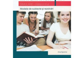 Matematica M1, clasa a 11-a. Simulare. Modele de subiecte si rezolvari - Ana Spornic