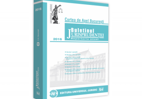Buletinul jurisprudentei Curtea de Apel Bucuresti 2018 Volumul I