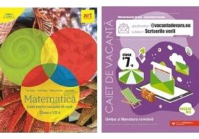 Pachet Caiete pentru vacanta de vara, clasa a 7-a. Matematica si Limba si literatura romana - Marius Perianu, Mihaela Daniela Cirstea
