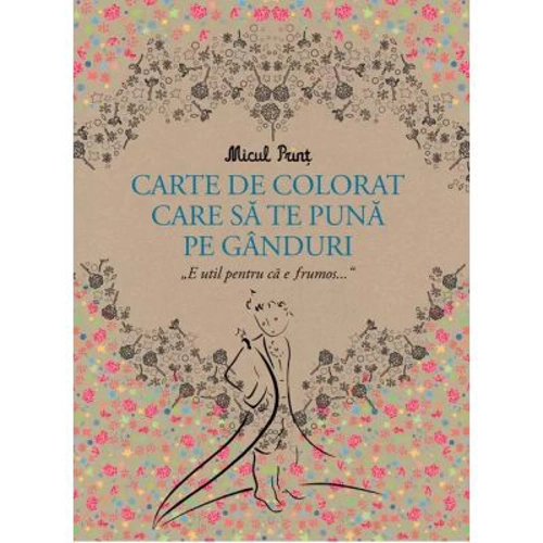 Micul Print. Carte de colorat care sa te puna pe ganduri