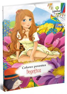 Degetica. Colorez povestea