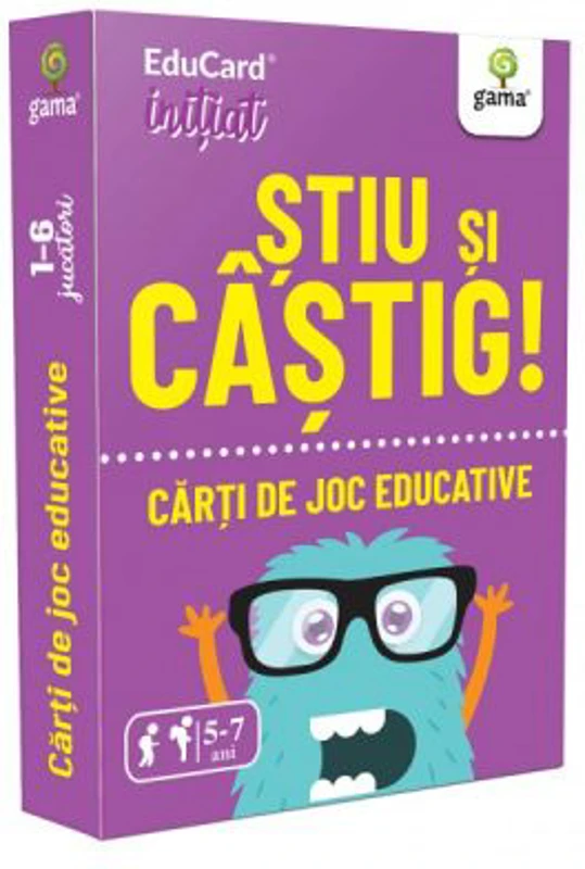 Stiu si castig!. EduCard initiat. Carti de joc educative
