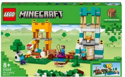 LEGO Minecraft. Cutie de lucru manual 4. 0 21249, 605 piese