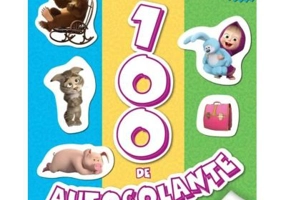 Masha si Ursul. 100 de autocolante. Activitati distractive