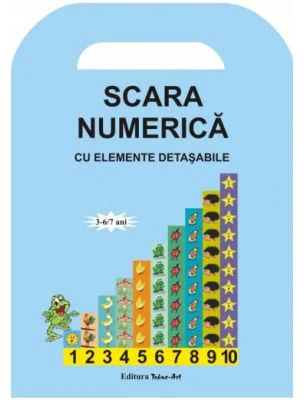 Scara numerica, cu elemente detasabile - Set jetoane