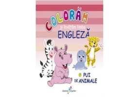 Coloram si invatam limba engleza 7 Pui de animale